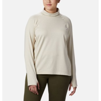 Dámské Mikiny Columbia Bryce Canyon II Turtleneck Plus Size Krém KDCOQR071